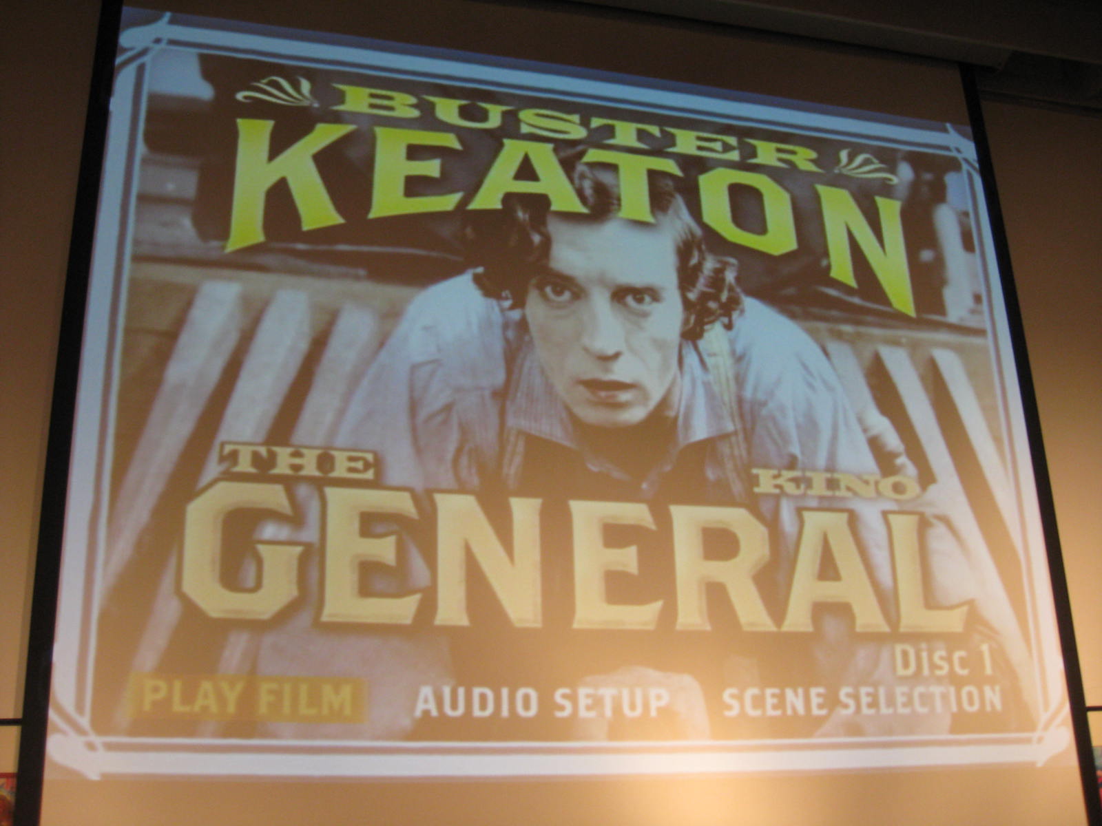 Silent Movie - The General - at Pound Ridge Library, with Piano Music
